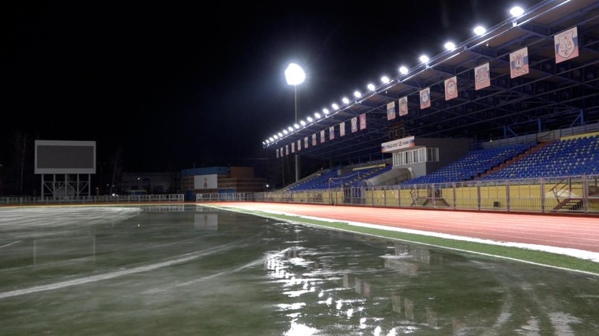 Стадион «Зоркий» готовится к зимнему сезону