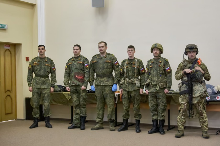 В Московском областном филиале Президентской академии в Красногорске прошло торжественное открытие военно-патриотического клуба «Рубеж»