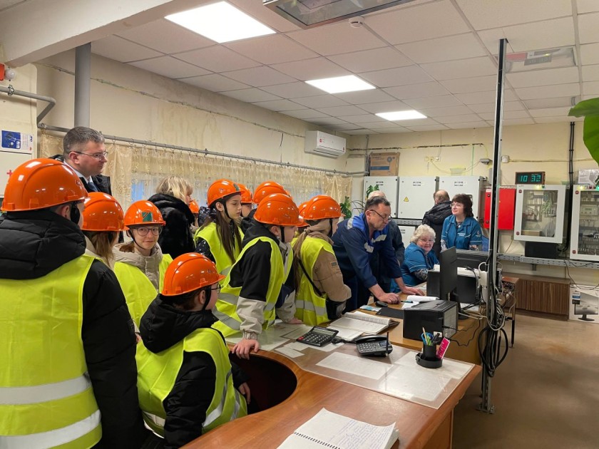 Экскурсия для школьников на Красногорскую теплосеть