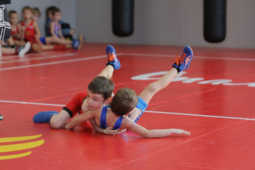 В Красногорске прошла открытая тренировка по греко-римской борьбе, объединившая команды из разных городов Подмосковья