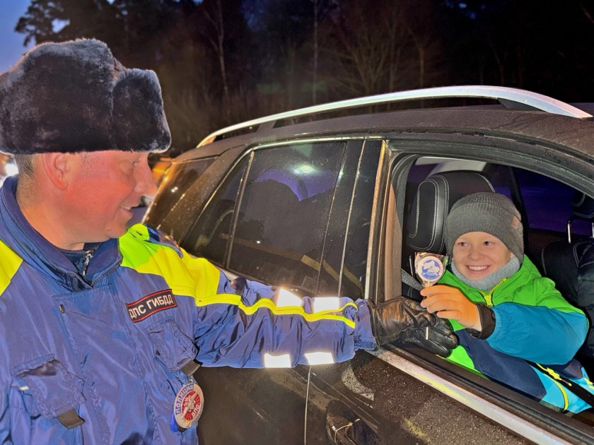 Госавтоинспекция Красногорска напомнила о правилах безопасной перевозки детей