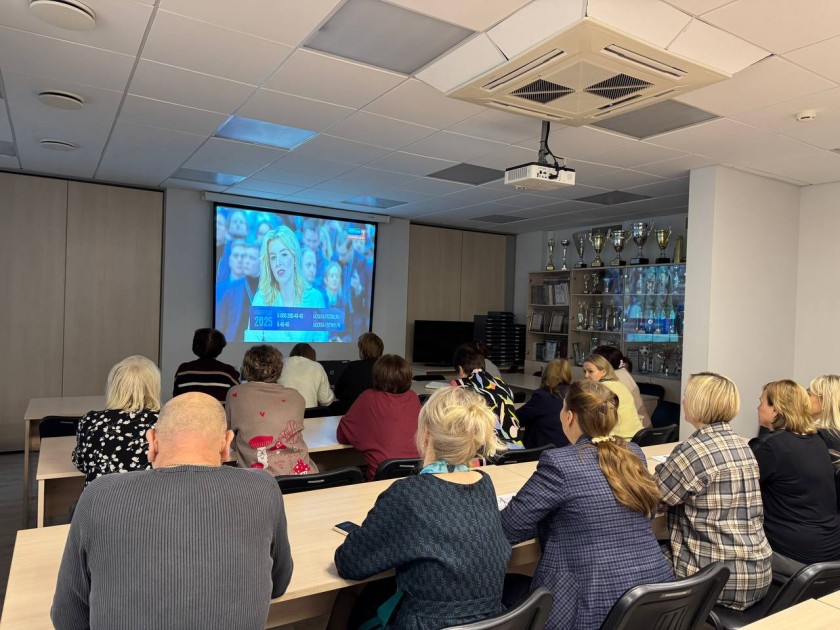 Красногорские учреждения культуры и образования смотрят большую пресс-конференцию Президента Российской Федерации