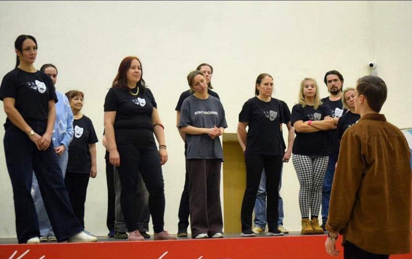 Мастер-класс по актерскому мастерству состоялся в литературном театре «Отражение»