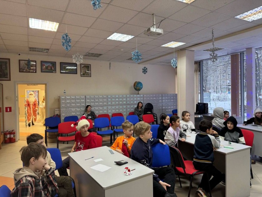 В Центральной библиотеке Красногорска состоялся увлекательный новогодний квест «Ледяная вселенная»