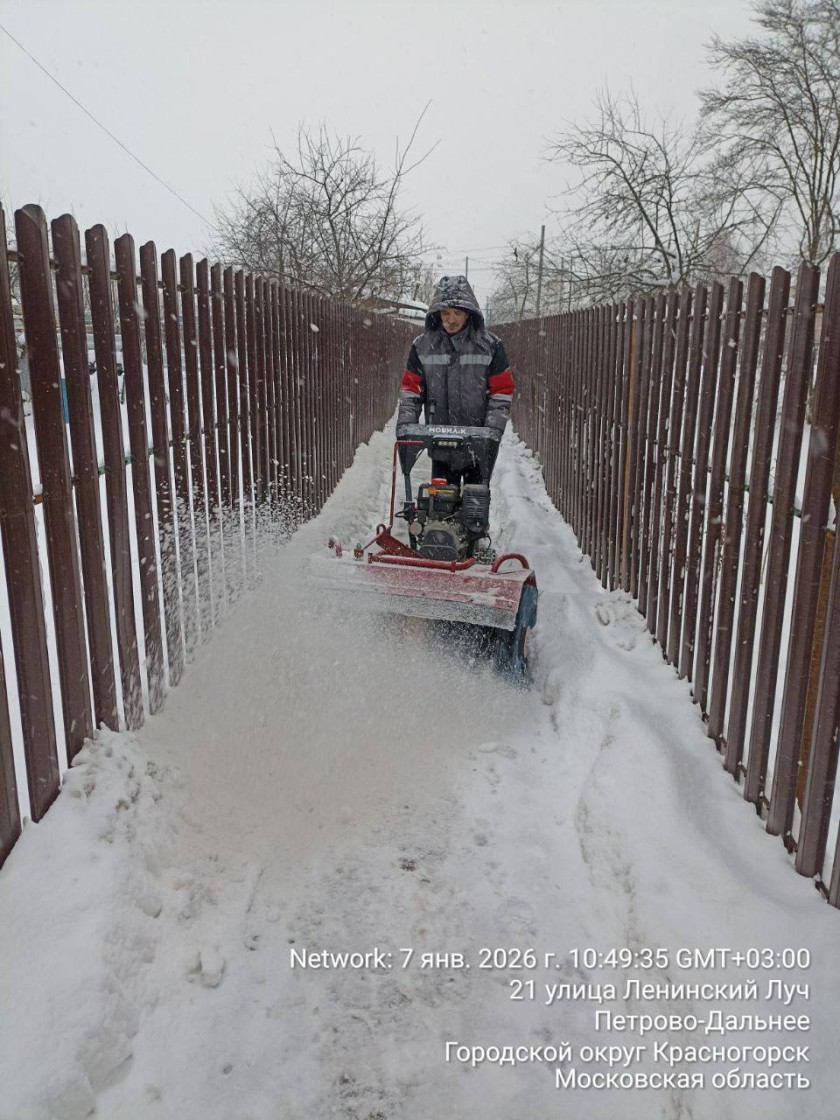 Снежным выдался январь