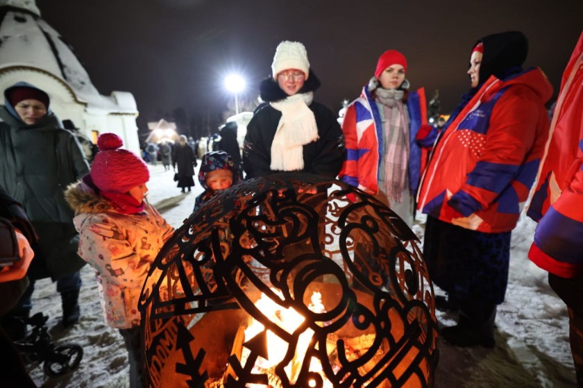 Дмитрий Волков окунулся в Крещенскую купель