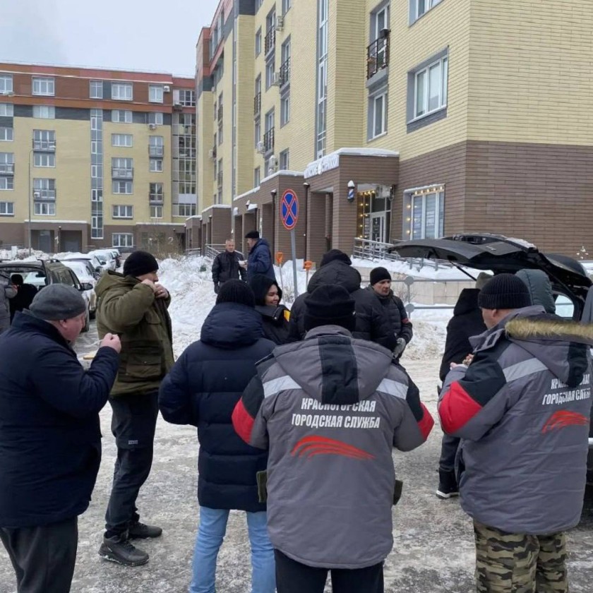 Подкрепиться и восстановить силы участникам субботников в Красногорске помогла горячая, ароматная каша