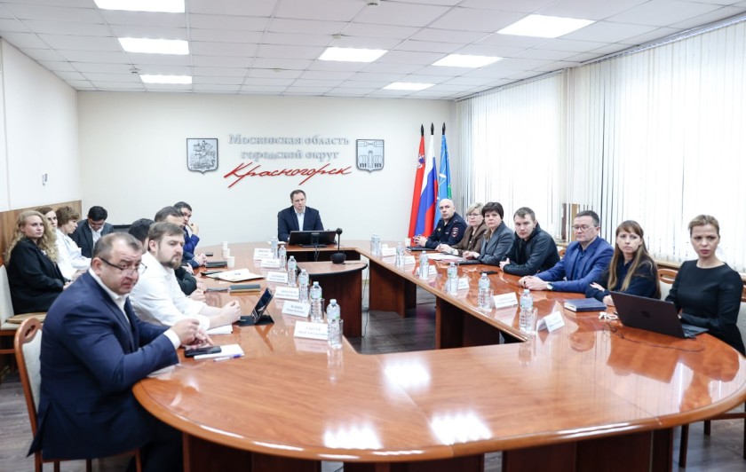 Дмитрий Волков принял участие в совещании, которое провел Губернатор Андрей Юрьевич Воробьев
