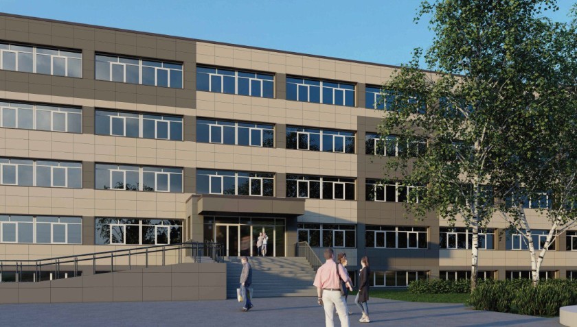 Дмитрий Волков проконтролировал ход капитального ремонта Красногорского колледжа