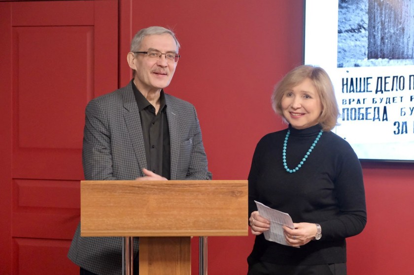 В Красногорском филиале Музея Победы прошла лекция «Пропаганда в годы Великой Отечественной войны. Цели и средства»