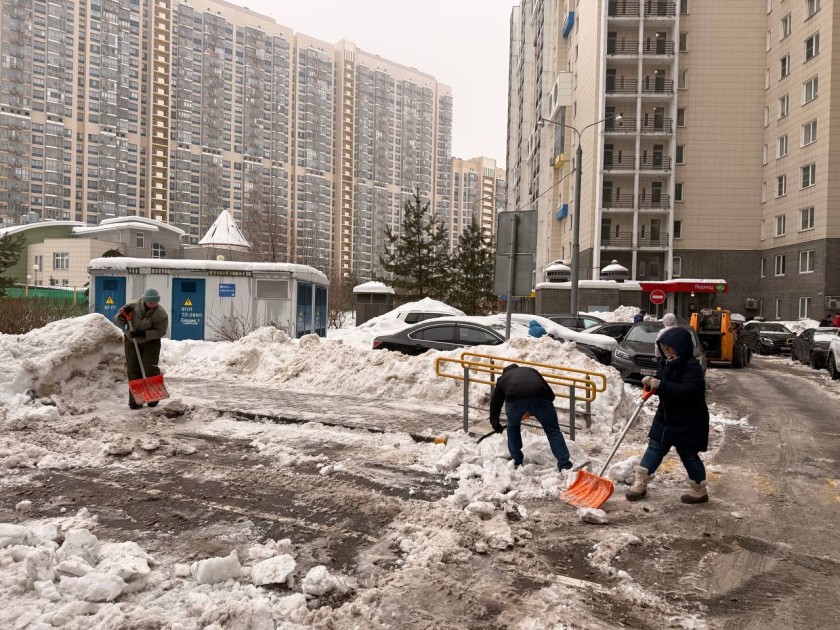 В Павшинской пойме ведётся активная уборка территории