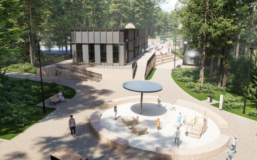 Лыжная трасса и площадка для падел-тенниса появятся в лесопарке в Красногорске