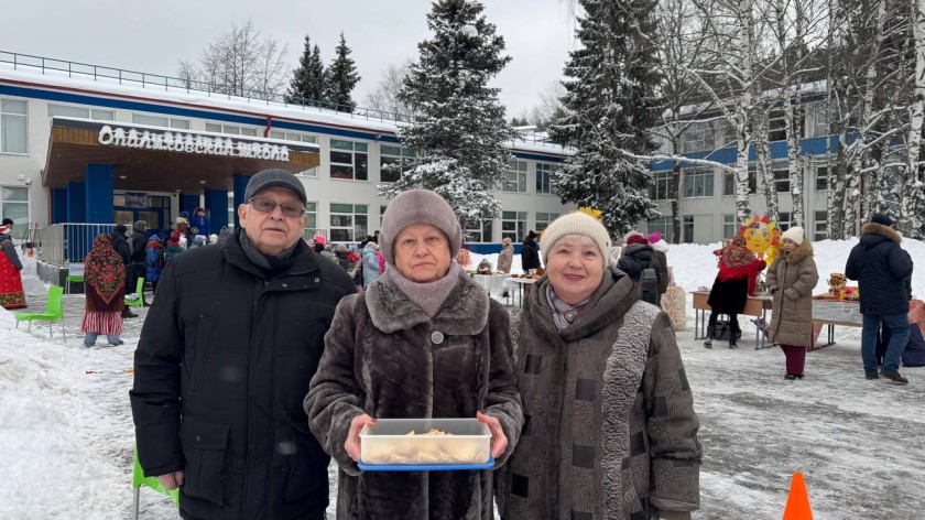 В Опалиховской средней школе шумно, весело и по-настоящему вкусно отметили Масленицу!