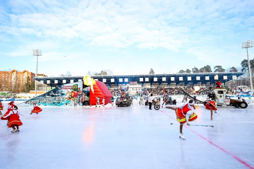 Дмитрий Волков открыл финал Личного Чемпионата России по ледовому спидвею в Красногорске