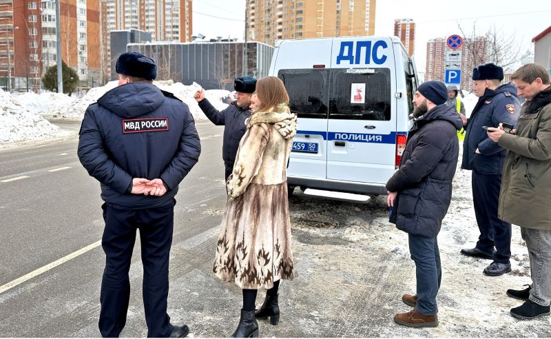 Сотрудники Красногорской Госавтоинспекции приняли участие в обследовании улично-дорожной сети городского округа