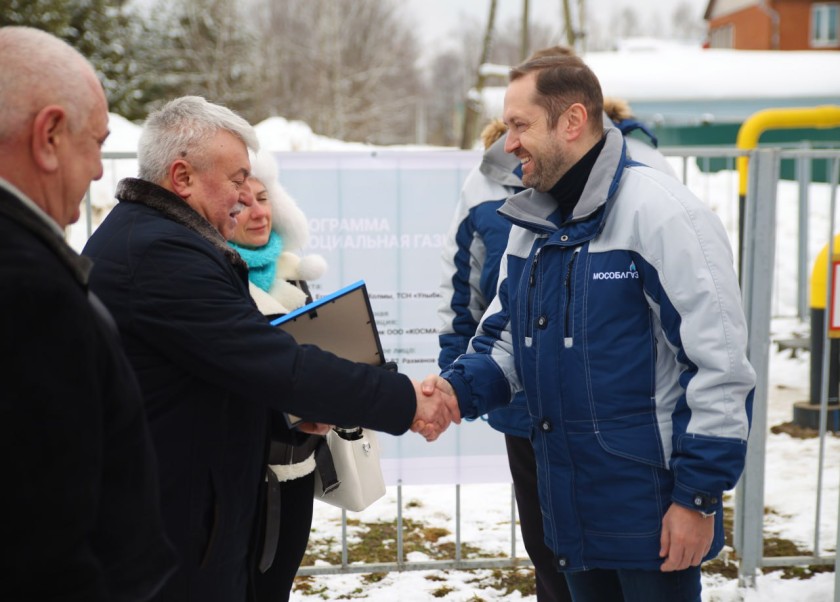 Мособлгаз подключил к газу СНТ «Улыбка» в Егорьевске по президентскому проекту