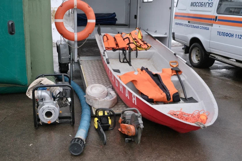 Красногорск готовится к паводкам: идёт проверка спецтехники