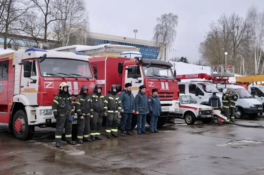 Красногорск готовится к паводкам: идёт проверка спецтехники