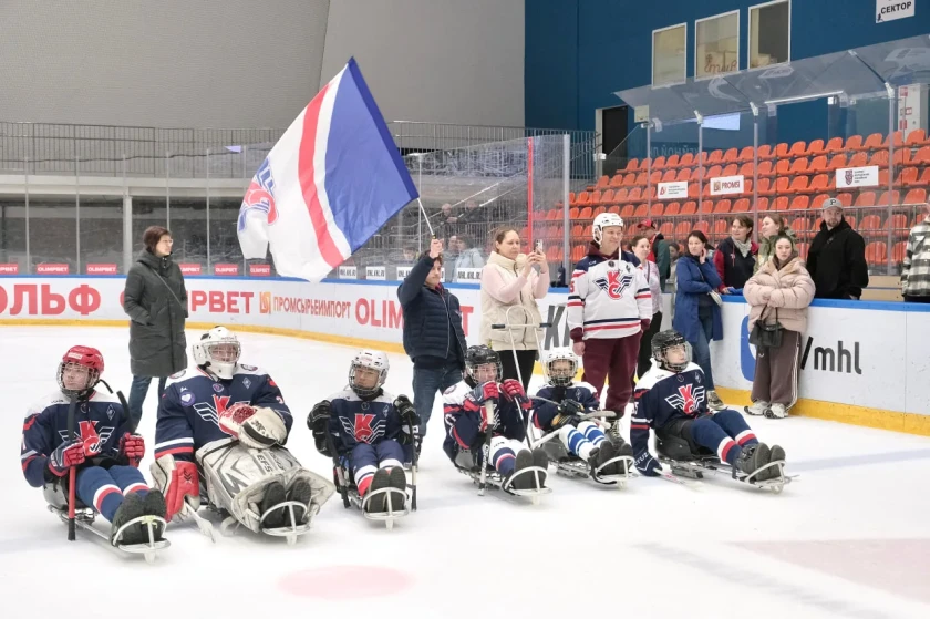 В Красногорске прошёл фестиваль по адаптивному хоккею