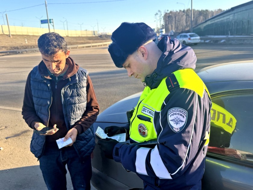 В Красногорске состоялись масштабные проверки иностранных граждан, управляющих транспортными средствами