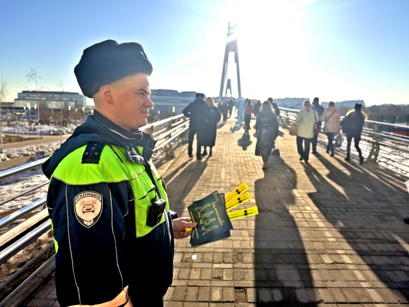 В городском округе Красногорск сотрудники Госавтоинспекции провели масштабный профилактический рейд, направленный на обеспечение безопасности дорожного движения среди пеших участников дорожного движения