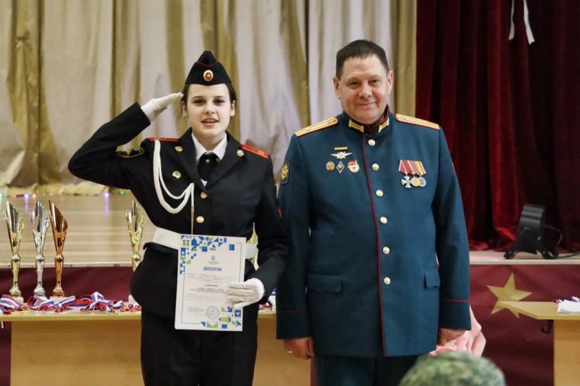 Кадеты из Красногорска стали призерами областного конкурса «Девушки в погонах»