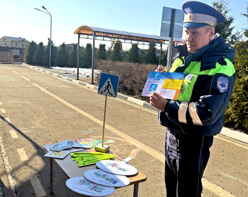 Сотрудники Подмосковной Госавтоинспекции провели тематическое занятие для дошкольников «Светофор собирает друзей»