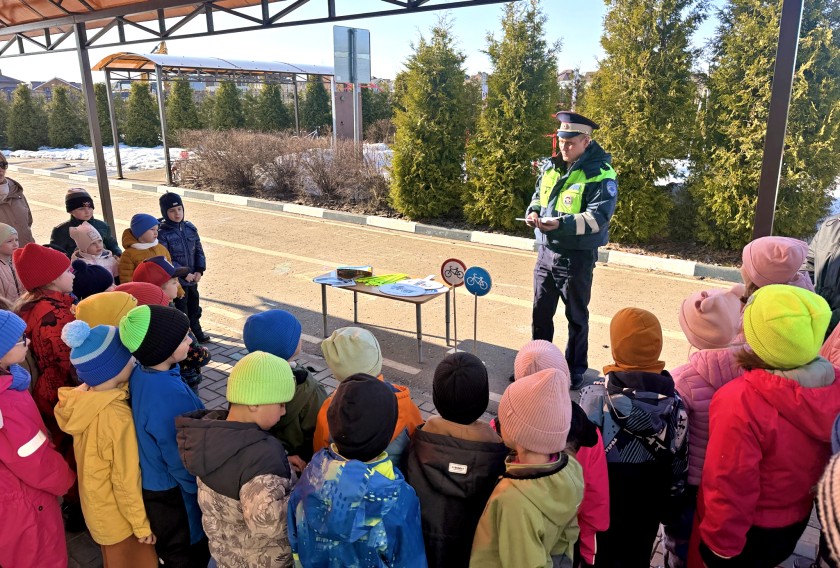 Сотрудники Подмосковной Госавтоинспекции провели тематическое занятие для дошкольников «Светофор собирает друзей»