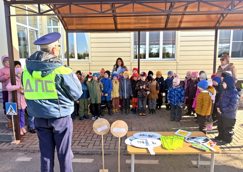 Сотрудники Подмосковной Госавтоинспекции провели тематическое занятие для дошкольников «Светофор собирает друзей»