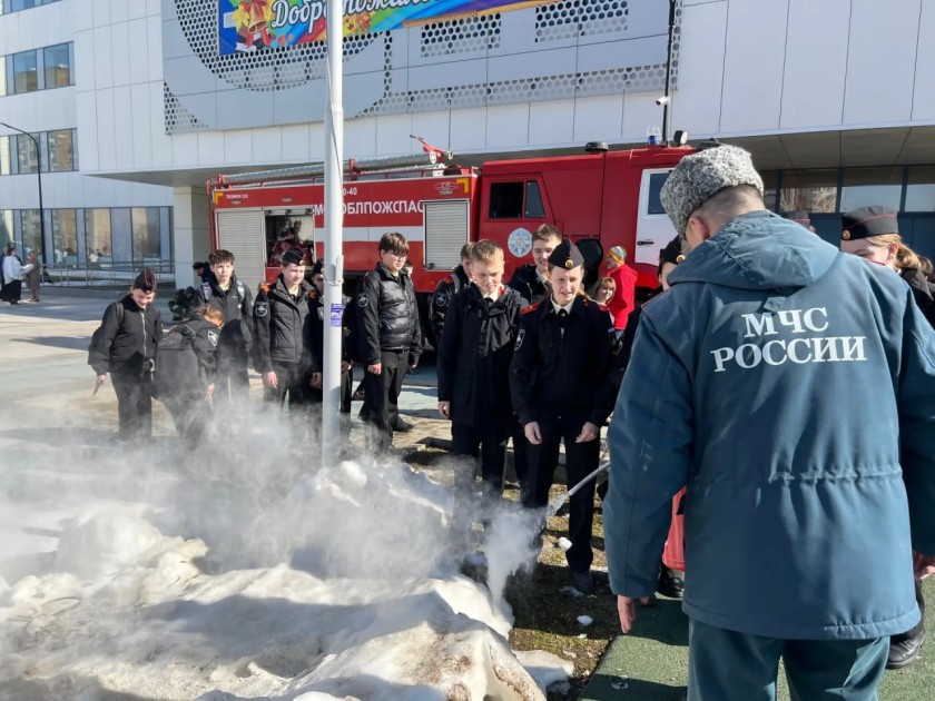 В лицее № 1 прошла учебная эвакуация