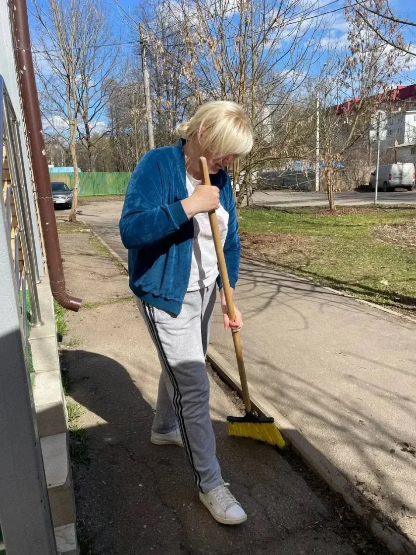 Во врачебной амбулатории «Архангельское», как и во всех подразделениях Красногорской клинической больницы, прошёл субботник