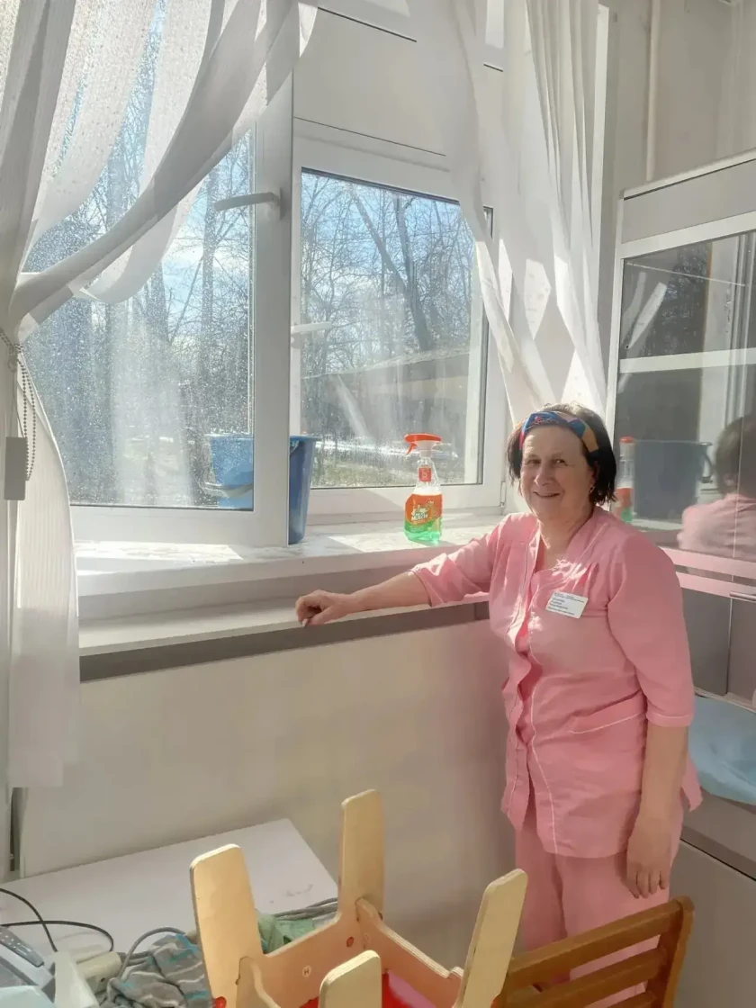 Во врачебной амбулатории «Архангельское», как и во всех подразделениях Красногорской клинической больницы, прошёл субботник