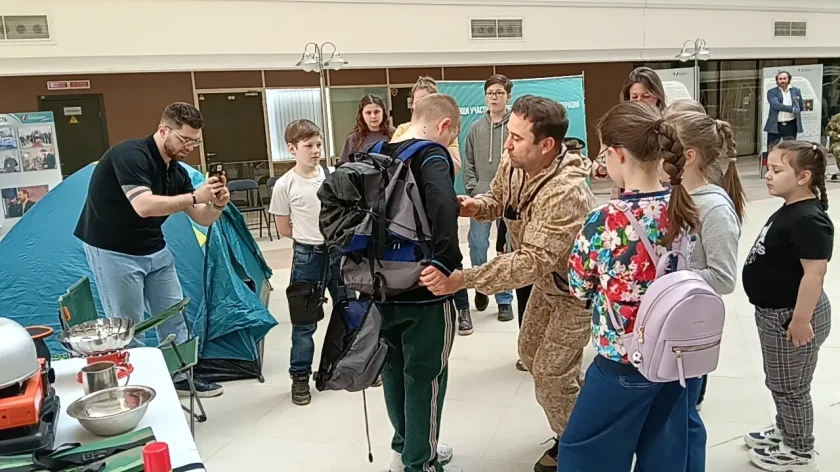 Мастер‑класс для детей участников СВО прошел в Красногорске