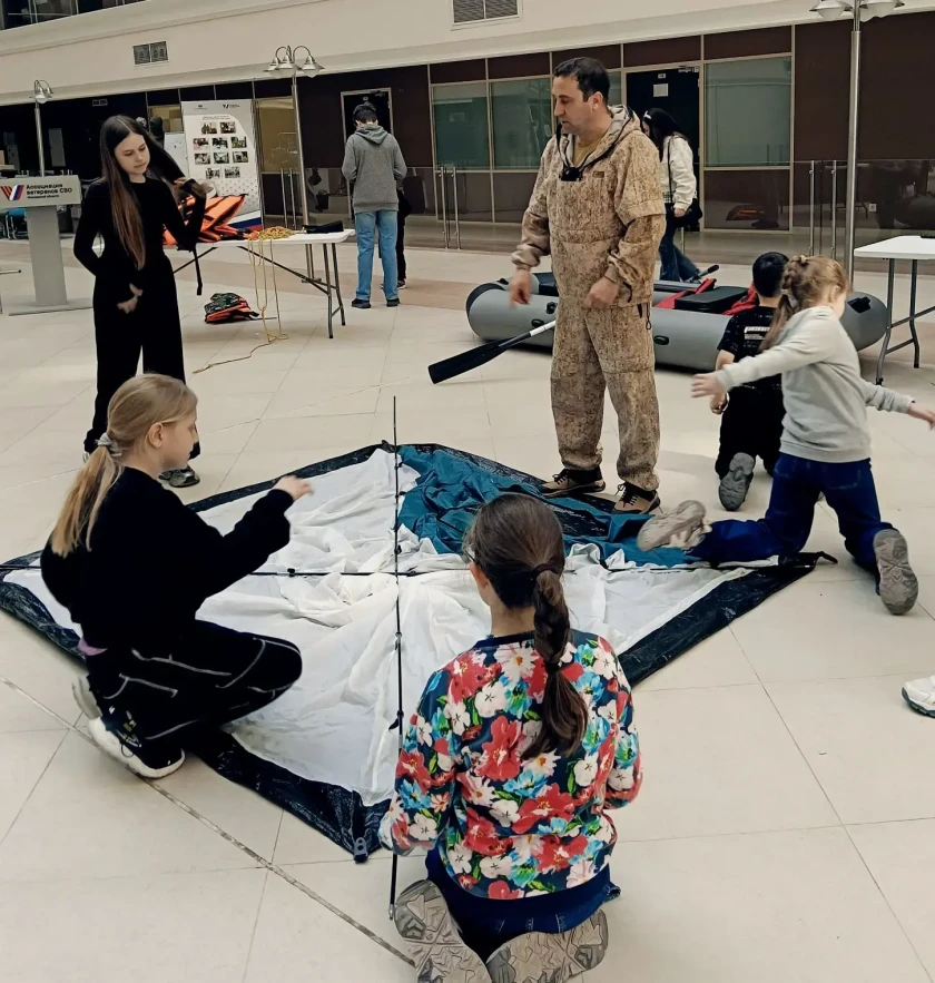 Мастер‑класс для детей участников СВО прошел в Красногорске