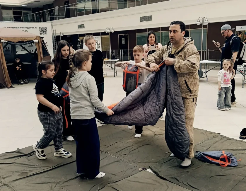 Мастер‑класс для детей участников СВО прошел в Красногорске