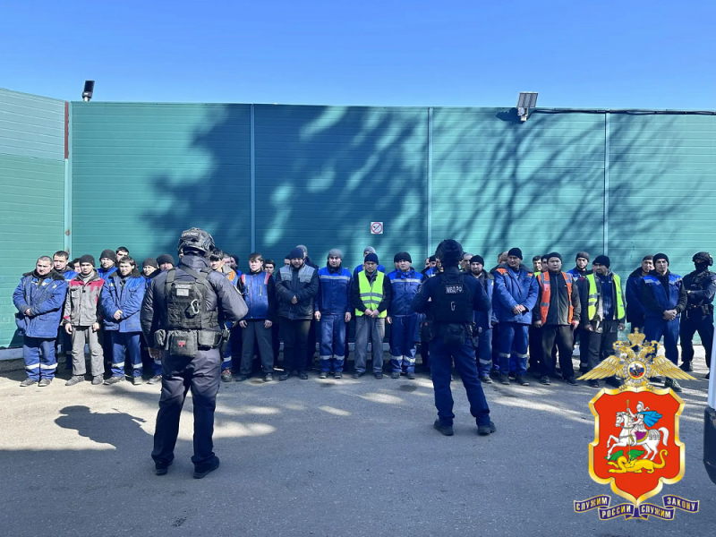 Подмосковные полицейские выявили нарушения миграционного законодательства в Красногорске
