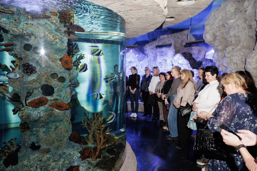 Внеурочные занятия для подмосковных школьников разработали в «Крокус Сити Океанариуме» в Красногорске