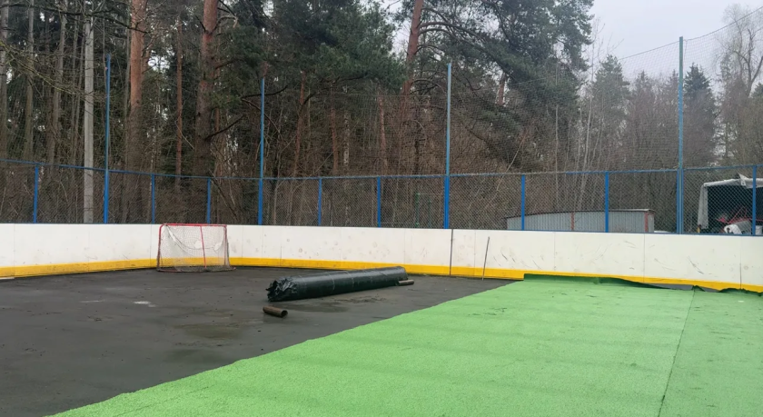 На Ильинской территории городского округа Красногорск продолжается ремонт детских и спортивных площадок