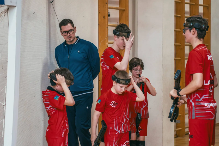 В Красногорске определились финалисты школьной лиги по лазертагу