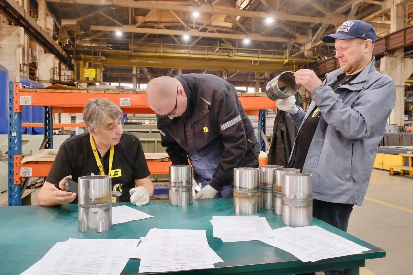 На базе машиностроительного завода «Бецема» прошел конкурс «Лучший по профессии» среди сварщиков