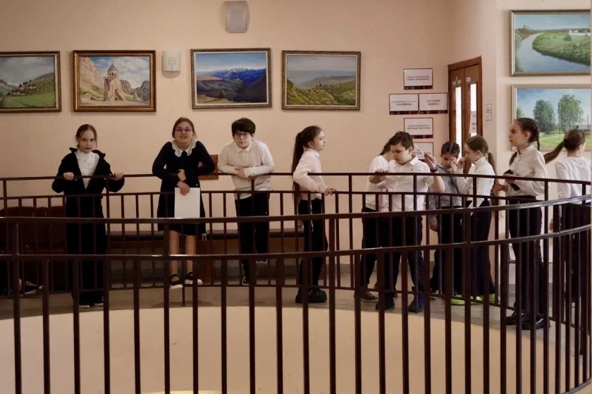 В Красногорске прошла интерактивная историческая программа «Георгиевская ленточка»