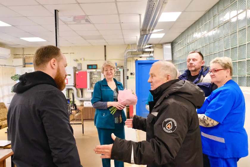 Оператор котельной №2 АО «Красногорская теплосеть» Ольга Соколова отметила 65‑летний юбилей