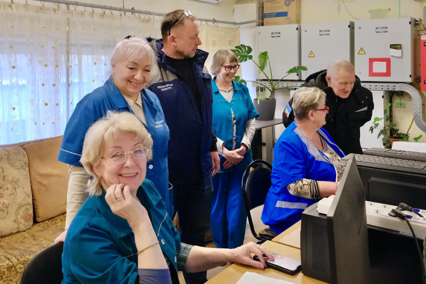 Оператор котельной №2 АО «Красногорская теплосеть» Ольга Соколова отметила 65‑летний юбилей