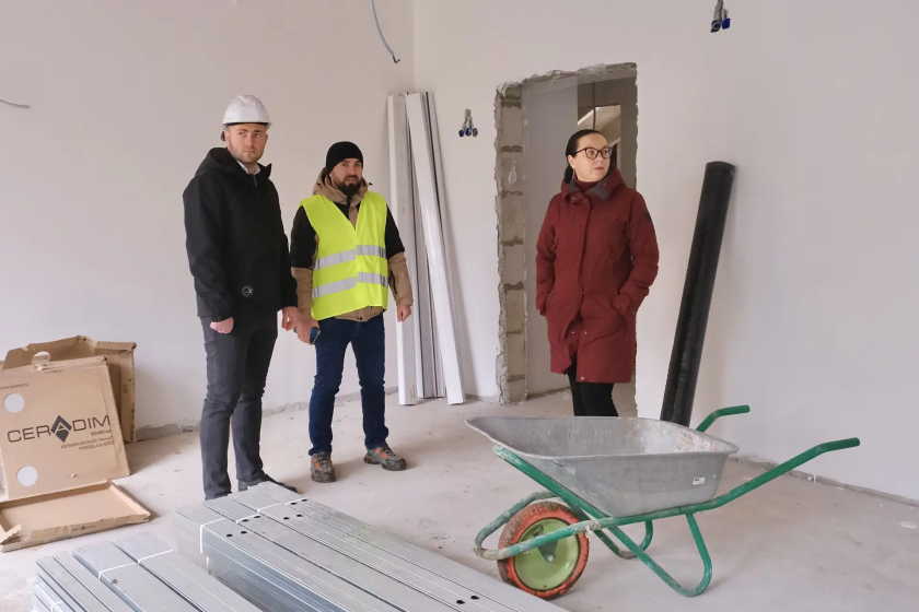 В Красногорске продолжается капитальный ремонт здания гимназии №2 на улице Кирова