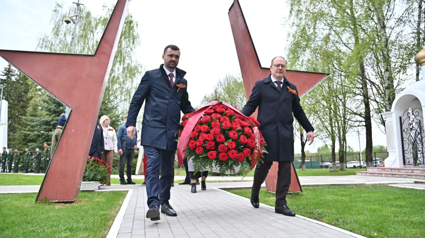 Энергетики «Россети Московский регион» в День Победы приняли участие в памятном мероприятии на «Рубеже обороны Москвы»