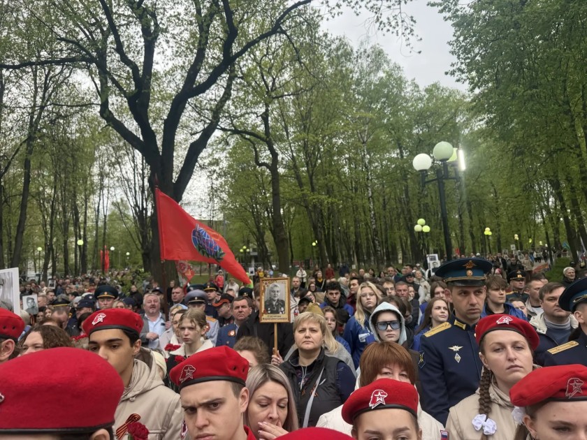 Глава Красногорска Дмитрий Владимирович Волков принял участие в митинге в День Победы