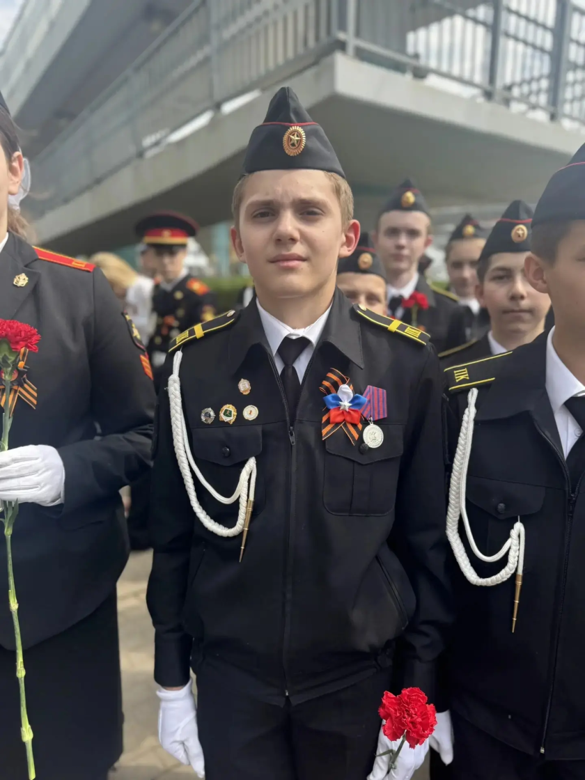 Наследники героев: красногорские  кадеты отметили День Победы