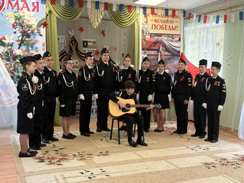 Наследники героев: красногорские  кадеты отметили День Победы