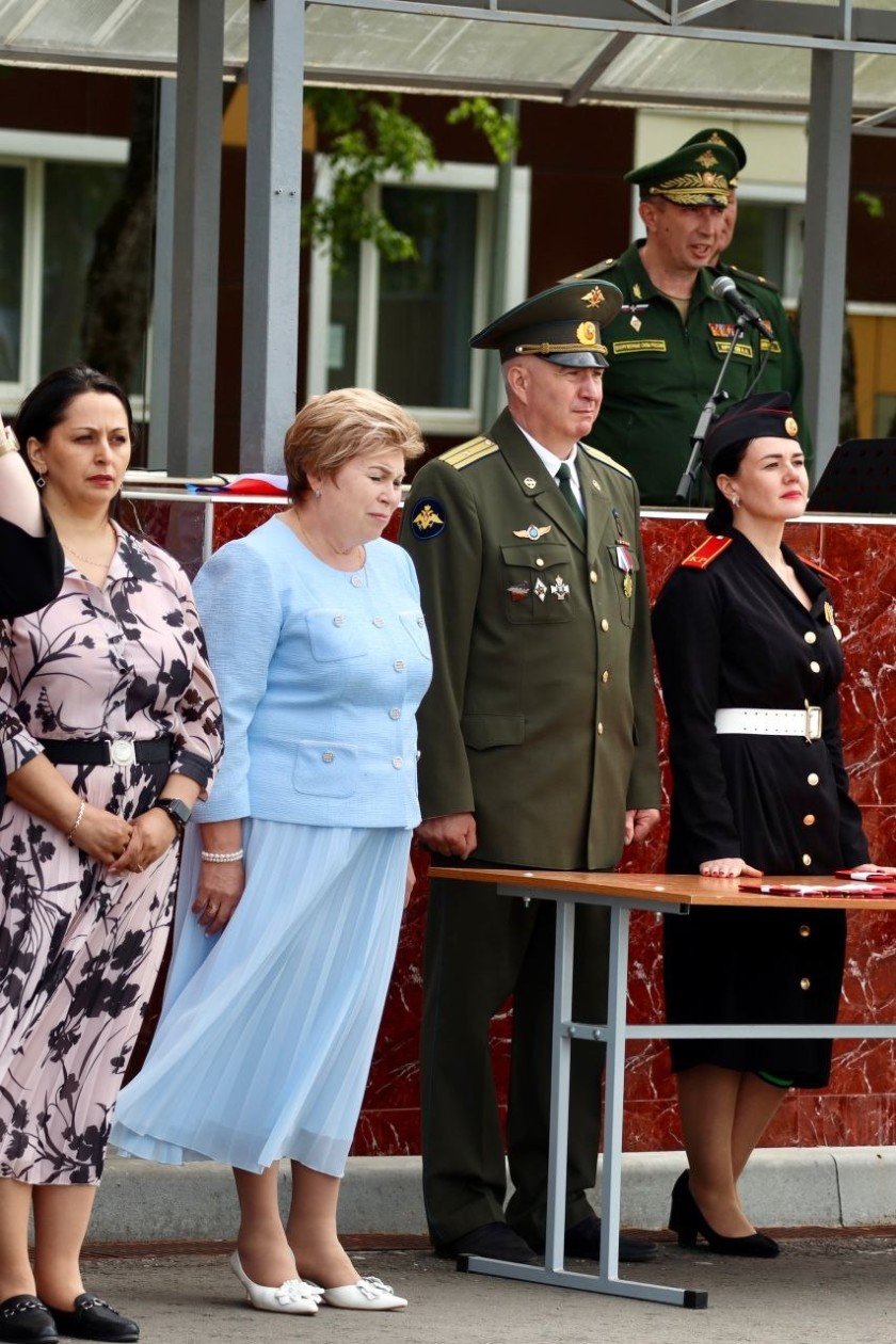 Торжественная линейка для кадетов прошла в военно-инженерной академии в Нахабино