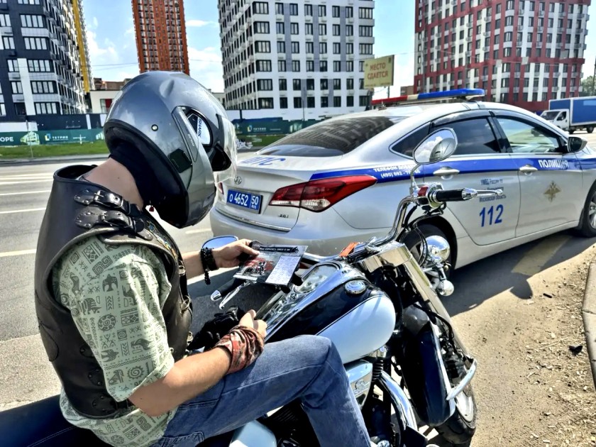 Красногорские мотоциклисты: "Некуда спешить" – безопасность превыше всего!